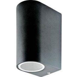V-TAC VT-7509 - Wall light, GU10, black, IP44