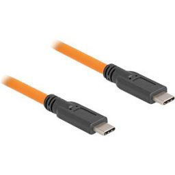 DELOCK 87959 - USB 3.0 cable, C male to C male, tethered shooting, 1 m