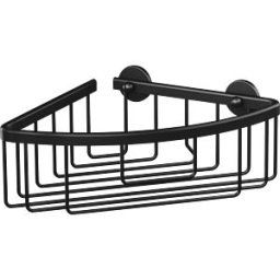 TESA 40505 - tesa Aluxx black corner shower rack