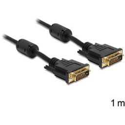 DELOCK 83189 - Cable DVI 24+1 plug > DVI plug, 1 m