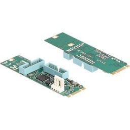 DELOCK 61066 - M.2 Key B+M > 4 x external USB 3.0 A, 50 cm cable