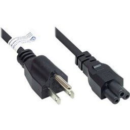 GOOD CONNECTIONS GC P4505-S018 - Power cord America/USA, Typ B => C5, UL, 1,8 m, black