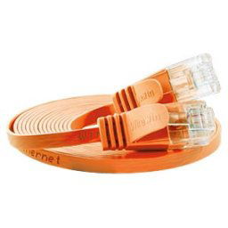 SLIM U6 2 OR - Cat.6 SLIM patch cable, U/UTP, 2,0 m, orange