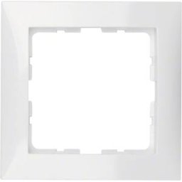 BERKER 10118989 - S.1 1-way frame, polar white glossy