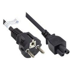 GOOD CONNECTIONS GC P0005-S030 - power cord type E+F CEE 7/7 to C5 , black, 0,75 mm², 3 m