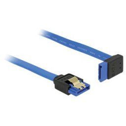 DELOCK 84996 - SATA 6 GB/s socket straight > SATA socket, top 30 cm blue