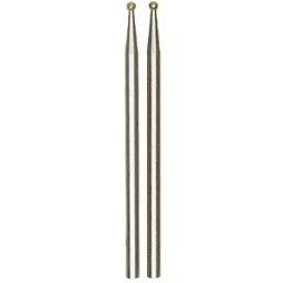 PROXXON 28212 - Diamond grinding pin, ball 1mm, 2 pieces