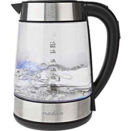 NEDIS N KAWK320EGS - Water boiler, 1,7 l, glass