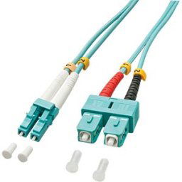 LINDY 46396 - Fibre optic cable LC/SC OM3 50/125µm 20m