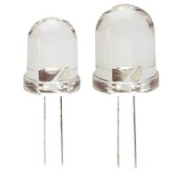 LUCKY LIGHT LED LL 10-8000WS - LED, 10 mm, wired, cold white, 8000 mcd, 20°