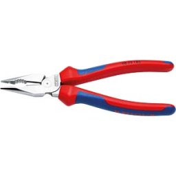 KNIPEX KN 08 25 185 - Needle-nose combination pliers, 185 mm, polished head