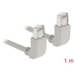 DELOCK 83517 - Network cable RJ45 Cat.6A S/FTP upwards / upwards angled 1 m
