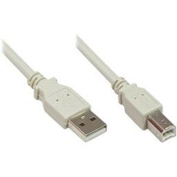 GOOD CONNECTIONS GC 2510-05 - USB 2.0 male A > male B, grey, 0,5m