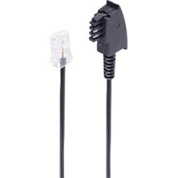 SHIVERPEAKS SHVP BS70002-0.5 - TAE F plug > RJ 45 plug, A-4 B-5, 0.5m