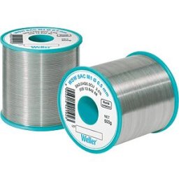 WELLER WSW T0051388299 - Lead-free solder, WSW SAC M1, Ø 0.5 mm, 100 g