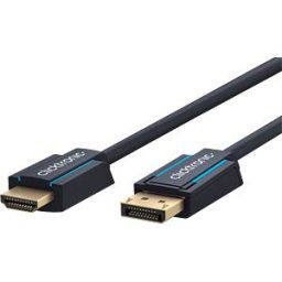 CLICKTRONIC CLICK 44927 - DisplayPort 1.2 to HDMI A plug, 4K 60 Hz, 10 m