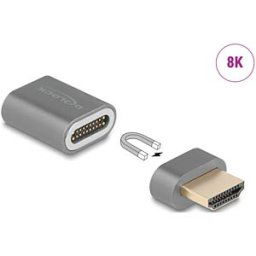 DELOCK 66684 - Adapter, HDMI A male to HDMI A female, magnetic
