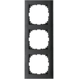 MERTEN EL MPU 4030-3614 - M-PURE frame — 3-gang, anthracite