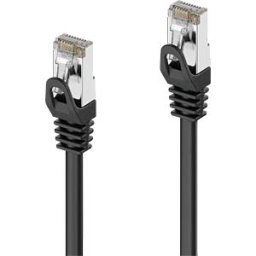 PURELINK PURE IQP1000020 - Patch cable Cat.6a, S/FTP, black, 2 m