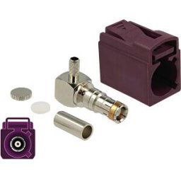 DELOCK 89716 - FAKRA D jack 90° for crimping