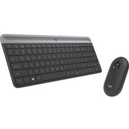 LOGITECH MK470SW - Wireless keyboard/mouse combo, black