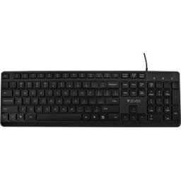 V7 KU350US - Keyboard, USB, black, US layout