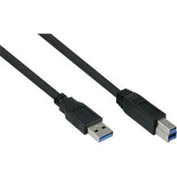 KABELMEISTER KM UK30PAB018S - USB 3.0 cable, USB-A connector to USB-B connector, 1.8 m