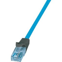LOGILINK CPP002 - Patch cable, Cat.6A, U/UTP, blau, 2 m