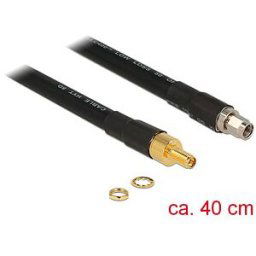 DELOCK 13012 - HF antenna cable, RP-SMA male > RP-SMA female, 0.4 m