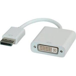 ROLINE 12033133 - DisplayPort adapter, DP plug to DVI socket