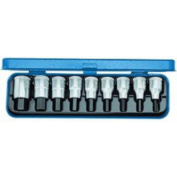 GEDORE WERKZEUG GEDO IN 19 PM - Screwdriver set 1/2'' 9 pcs in-hex 5-17 mm