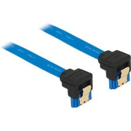DELOCK 85095 - SATA 6 GB/s socket, bottom angled > SATA socket, bottom 20 cm bl