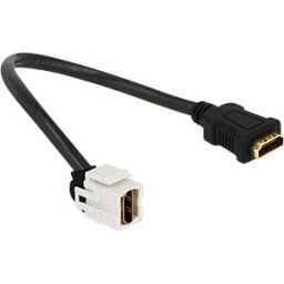 DELOCK 86328 - Keystone module HDMI socket > HDMI socket 250°