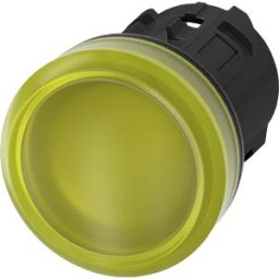 SIEMENS ACT01 6AA30-0AA0 - Indicator light, 22 mm, round, plastic, yellow, lens, smooth