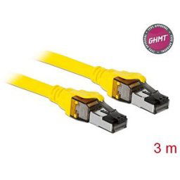 DELOCK 86583 - Patch cable Cat.8.1 S/FTP, 3 m, yellow