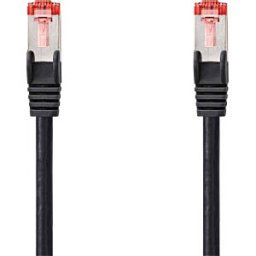 NEDIS N CCGL85221BK20 - Patch cable, Cat.6, S/FTP, 2 m, black