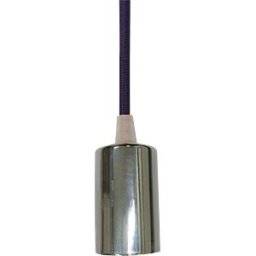 V-TAC VT-3790 - Chrome metal cup pendant Light-Purple