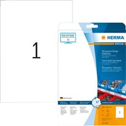 HERMA 4698 - Special A4 film labels, white