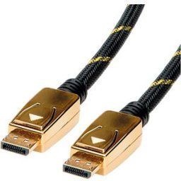 ROLINE GOLD ROLINE 11045921 - DisplayPort cable, DP 1.4 connector, 8K at 60 Hz, 2.0 m, gold