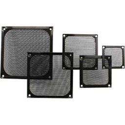 INLINE INL 33376S - Fan grill with aluminium filter, 60 x 60 mm, black