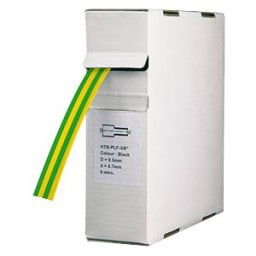 FREI SDB 3,2 GG - Shrink Tube Box, 15m, yellow / green, Ø3, 2mm