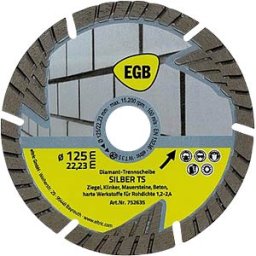 EGB 752635 - Diamond cutting disc 125 mm, ''Silber TS''