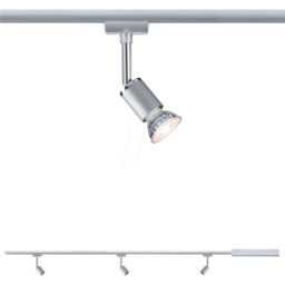 PAULMANN PLM 95463 - URail Pure II rail spotlight basic set, GU10, max. 3x10 W, chrom