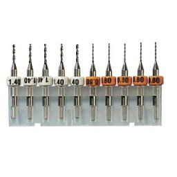 BUNGARD BOHRER 1,4 - Ten-piece carbide drill bit set 1.4 mm