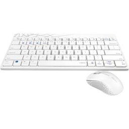 RAPOO 8000M WS - Keyboard/mouse combination, Bluetooth/wireless, white, German la