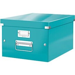 LEITZ 60440051 - Archive box C&S WOW, medium, ice blue