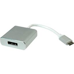 ROLINE 12033220 - USB-C > DP 1.2 plug/socket adapter, 0.1 m