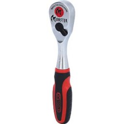 KS TOOLS GMBH KS 935.1495 - 1/4'' Monster bit reversible ratchet, 115 mm