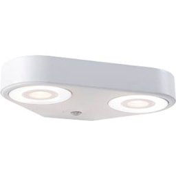 PAULMANN PLM 94868 - Outdoor wall light Silma, 2x 0.7 W, 2x 600 lm, 3000 K, white