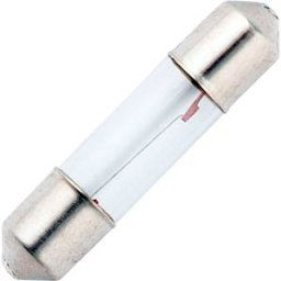 SCHIEFER LIGHTING SCHI 761238700 - S6 T6x28, 24 V, 62 mA, 1.5 W, 1K hrs, clear